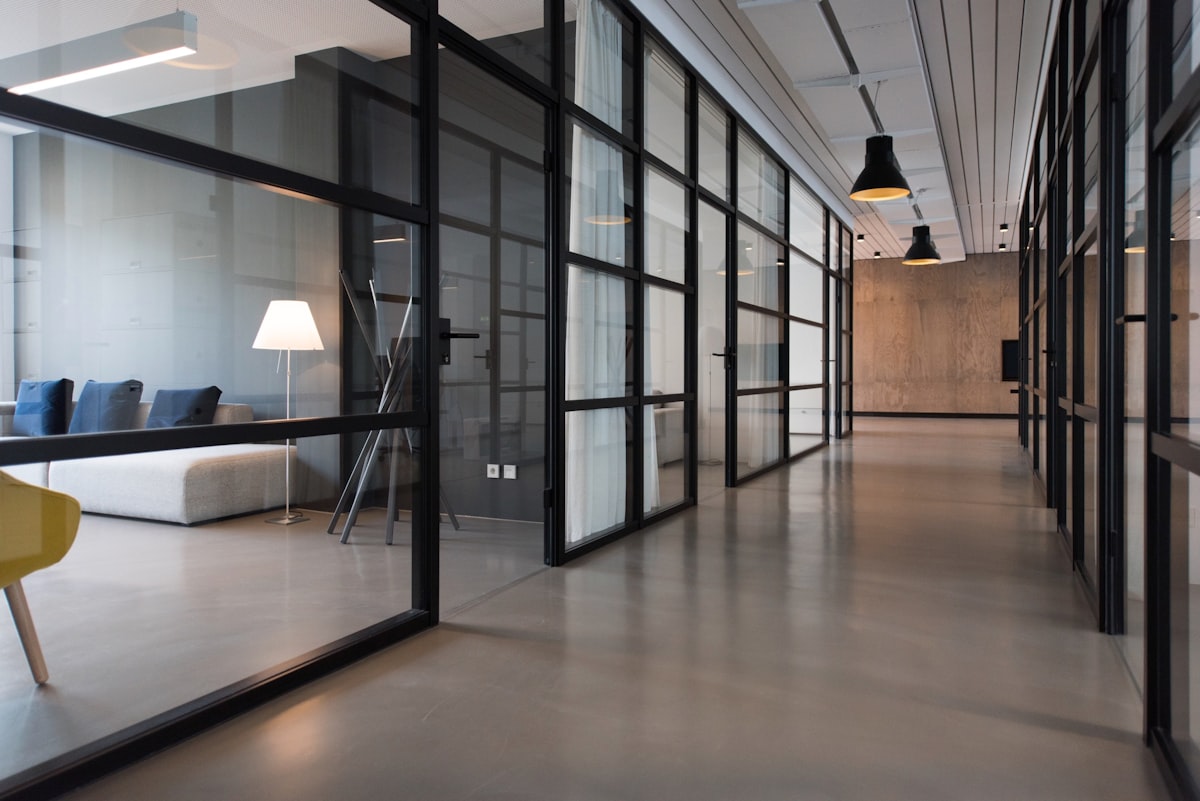 Professional consultancy team in a modern office